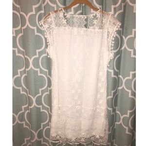 White Dress/Cover Up